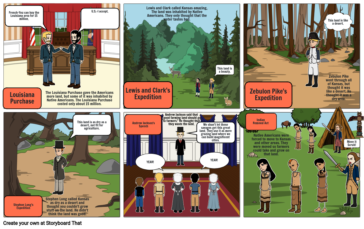 Indian removal Act Storyboard by b2e1815d