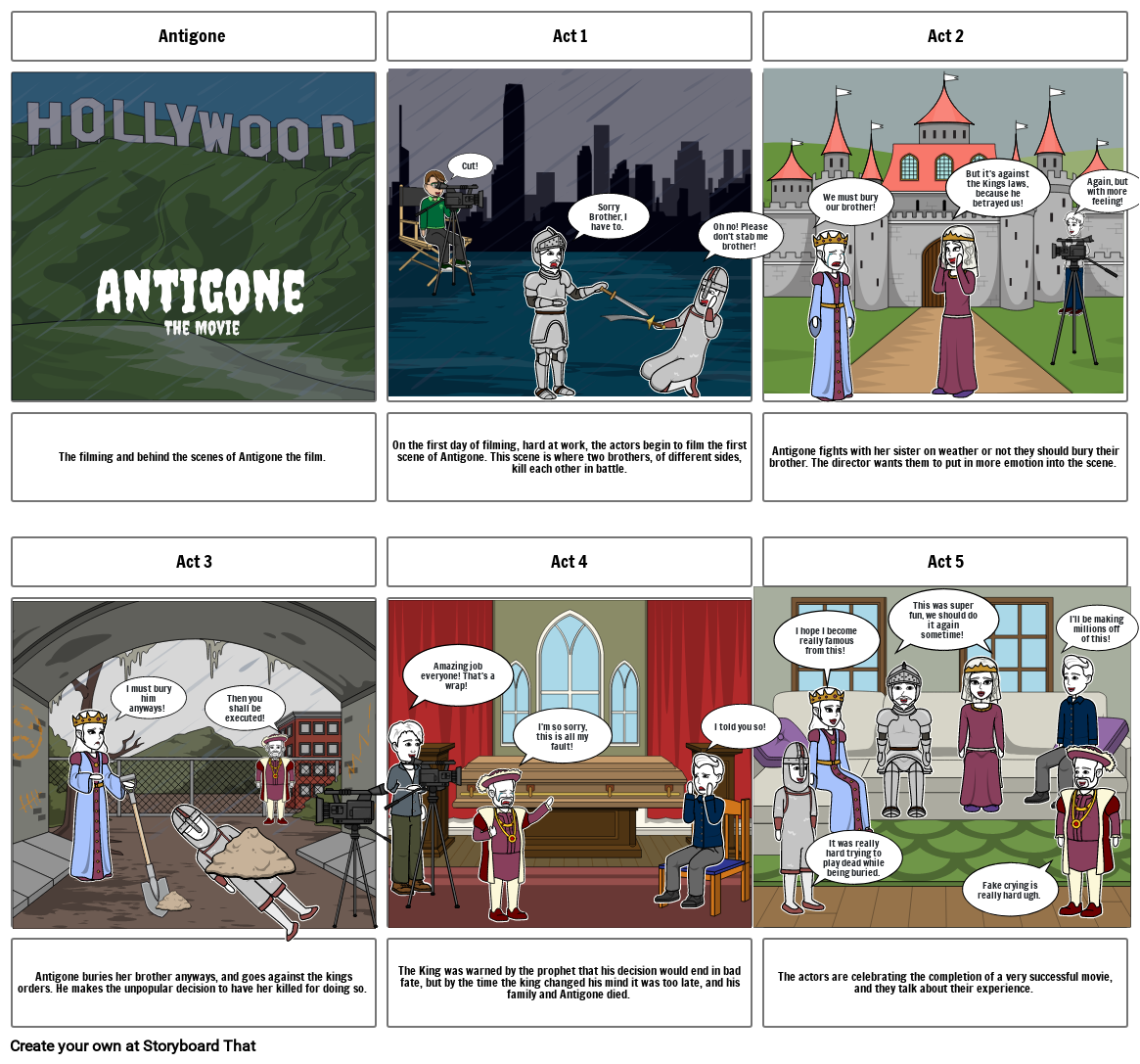 Antigone Storyboard by b2f08b68