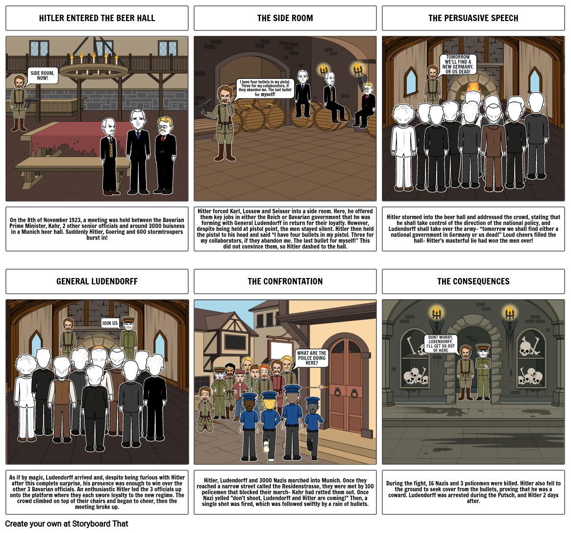 Munich Putsch Storyboard por b33e2d96