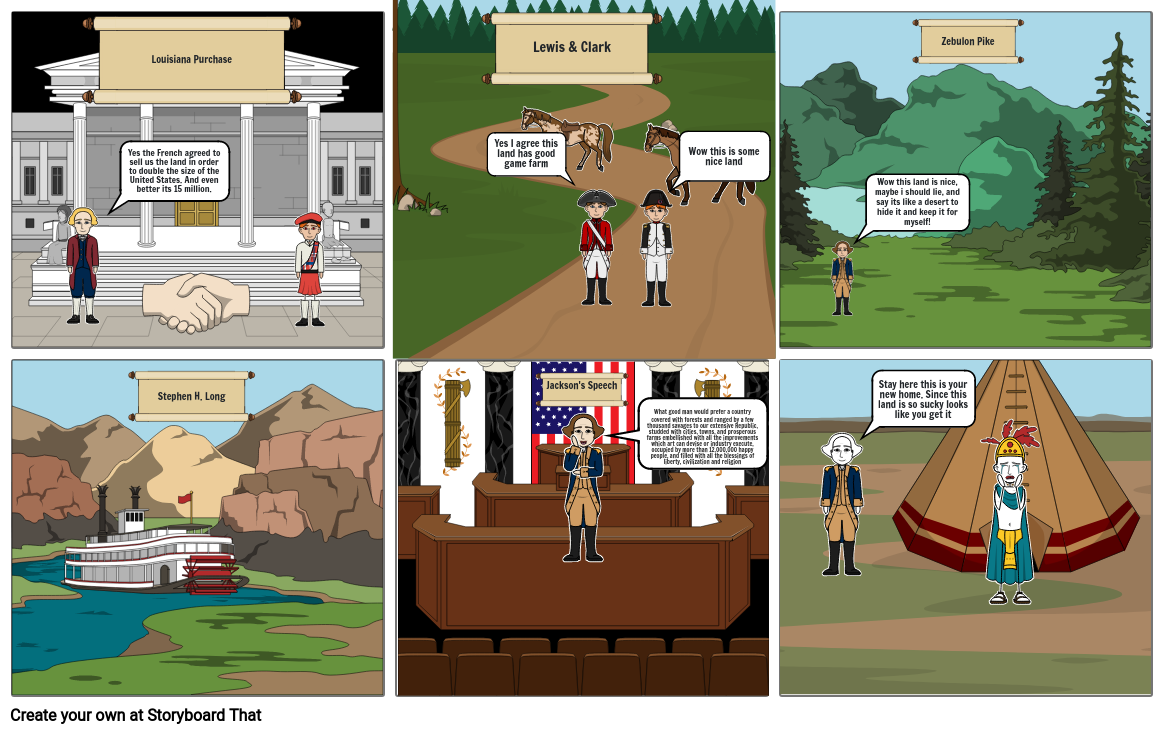 Indian Removal Act Storyboard By B3af4279