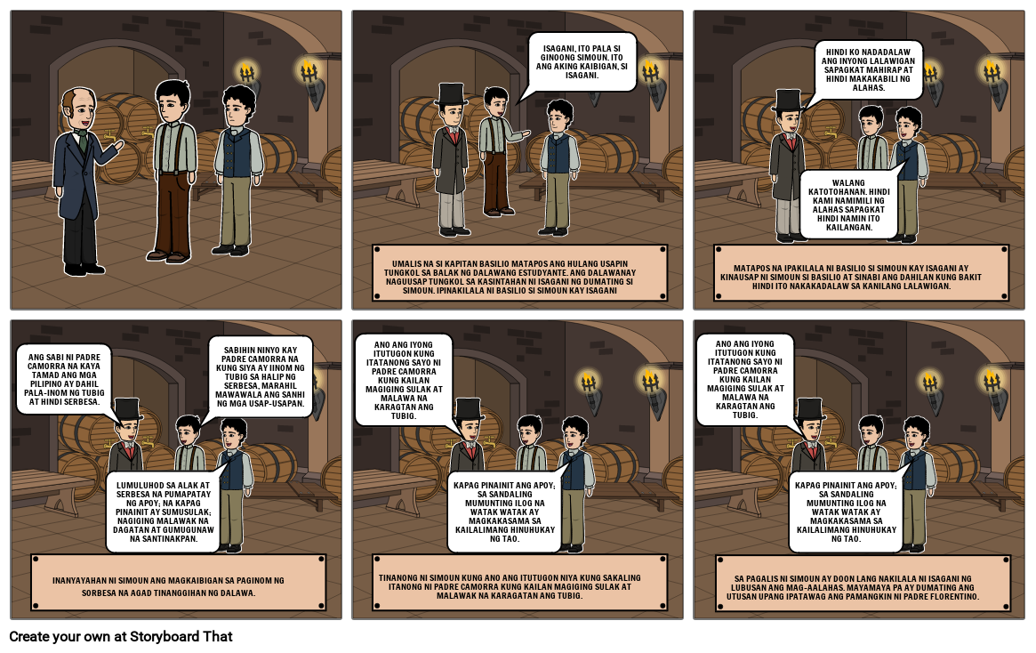 El Filibusterismo Storyboard Por B3fdaa9f