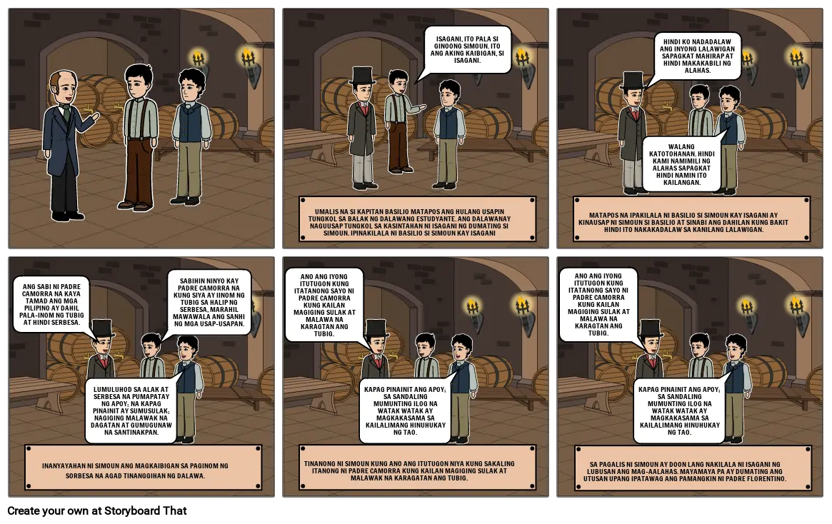 El Filibusterismo Storyboard By B3fdaa9f