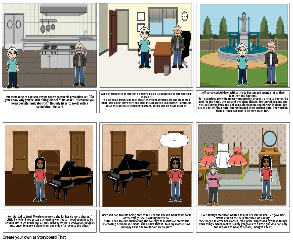 Contrasting Storyboard