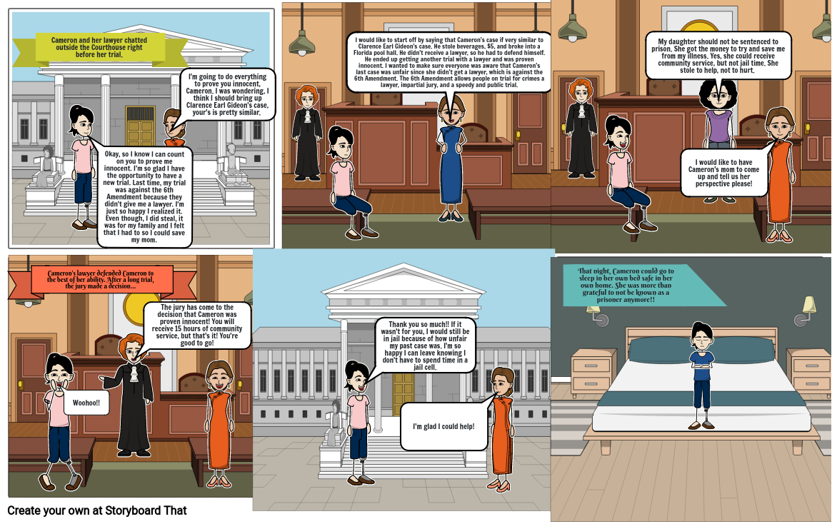 6th Amendment Storyboard by b45942d5