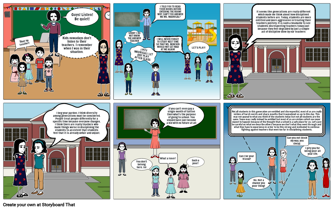 Student Generation Storyboard By B4597c58