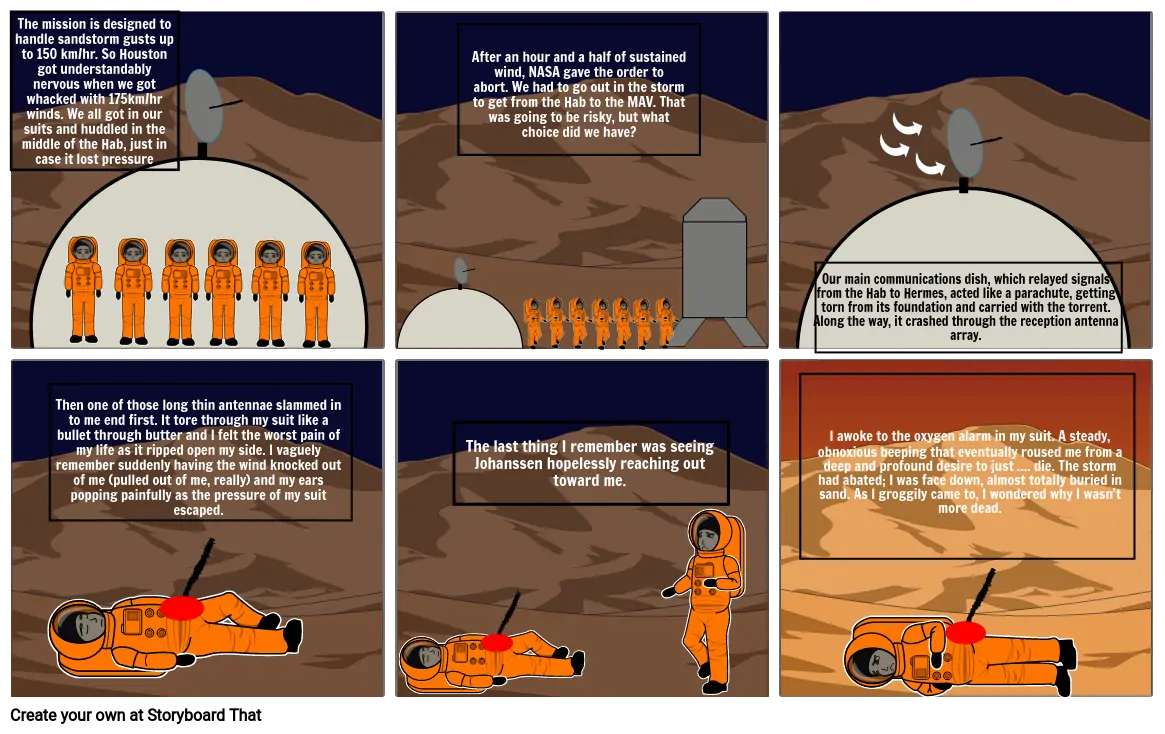Mathew Marchand - The Martian Comic Strip