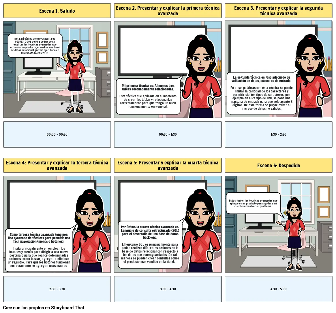 Storyboard-Screencast