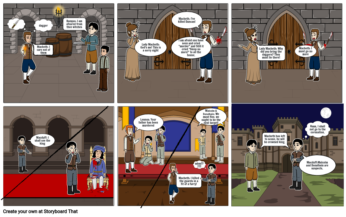 Macbeth Storyboard by b5469d56