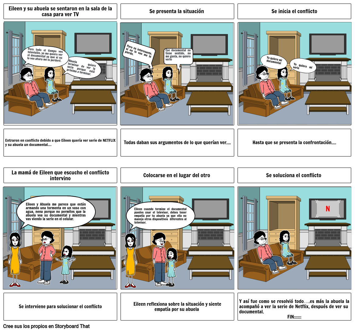 Soluci N De Conflictos Storyboard By B Dca