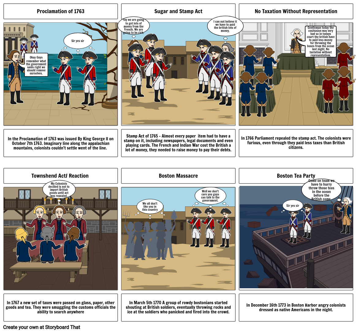 The Road to Revolution comic Strip By: Julie Galdes