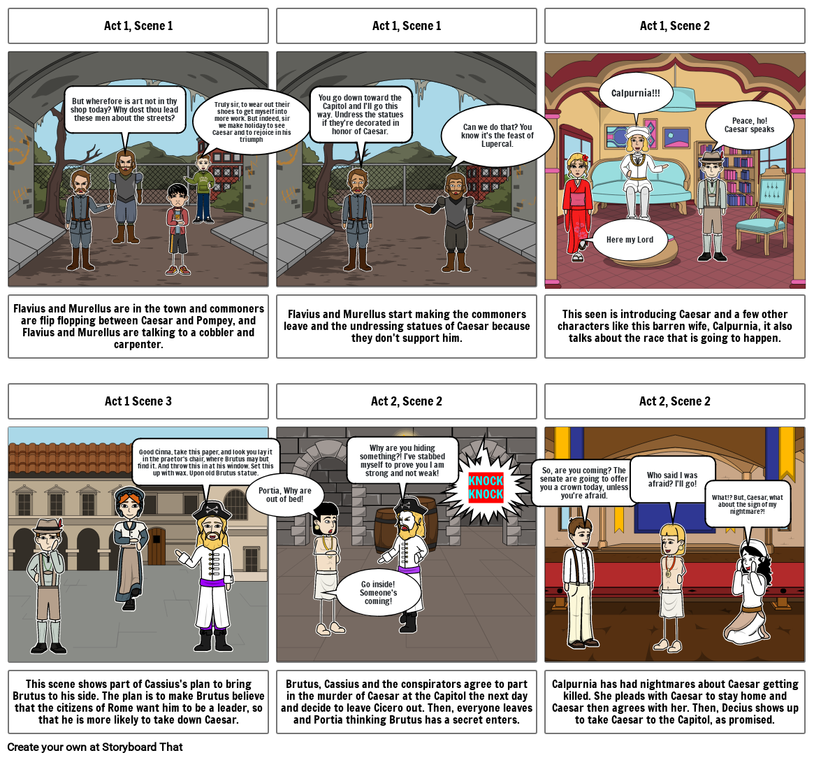 Plot Rising Action Honors Storyboard by b5e16fb8