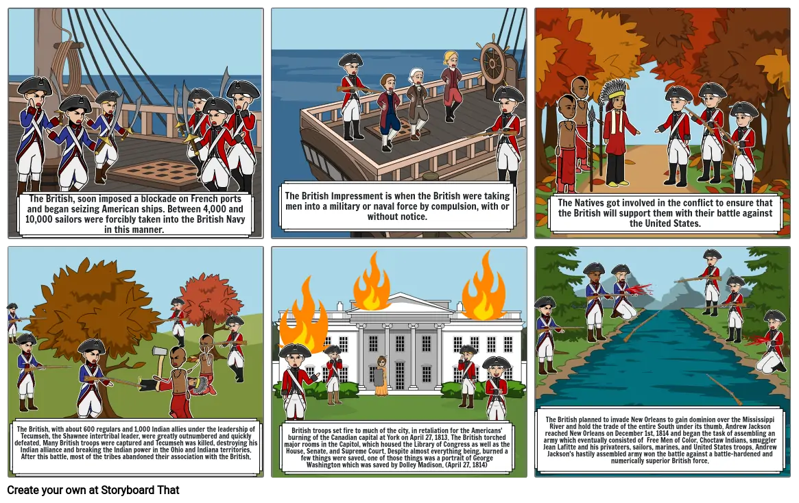 War of 1812 Comic