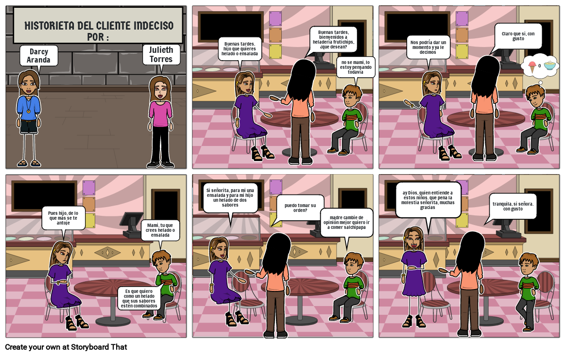 Cliente Indeciso Storyboard By B68086fa 6642