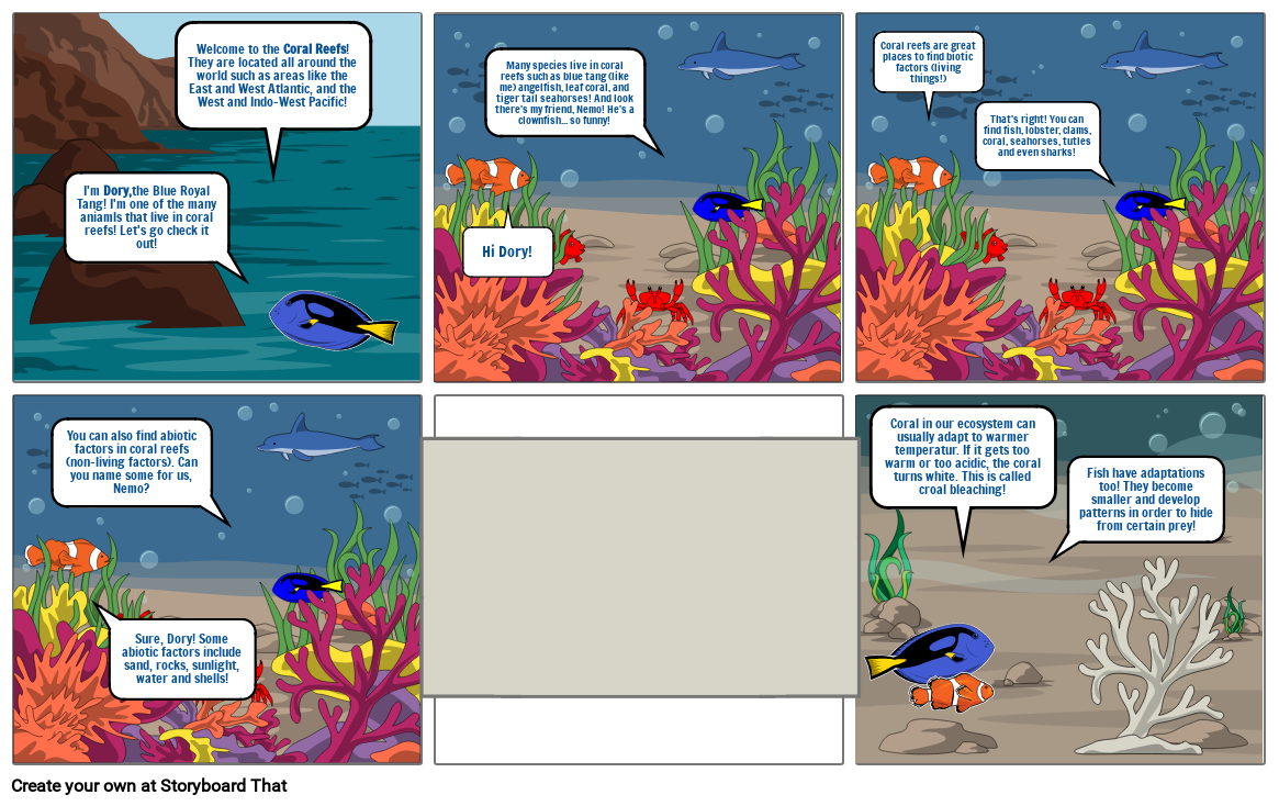 Biome Comic Strip 5th Period Storyboard by b6b9be45