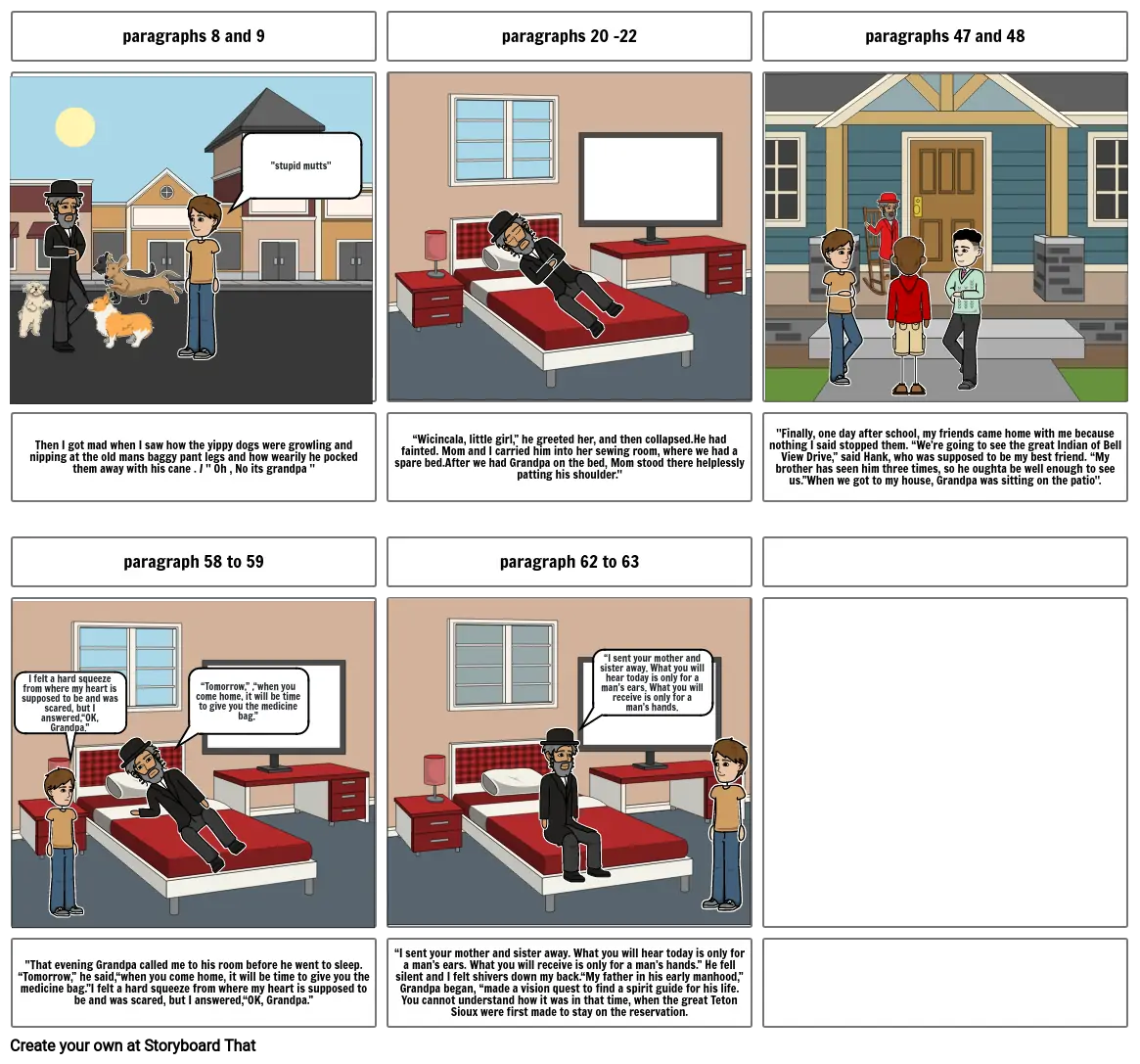 The Medicine Bag Storyboard