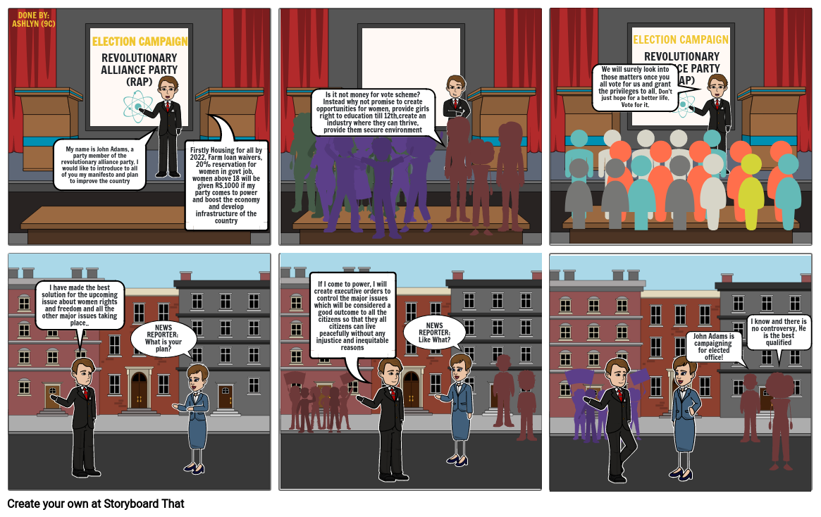 electoral politics Storyboard by b6eceb14