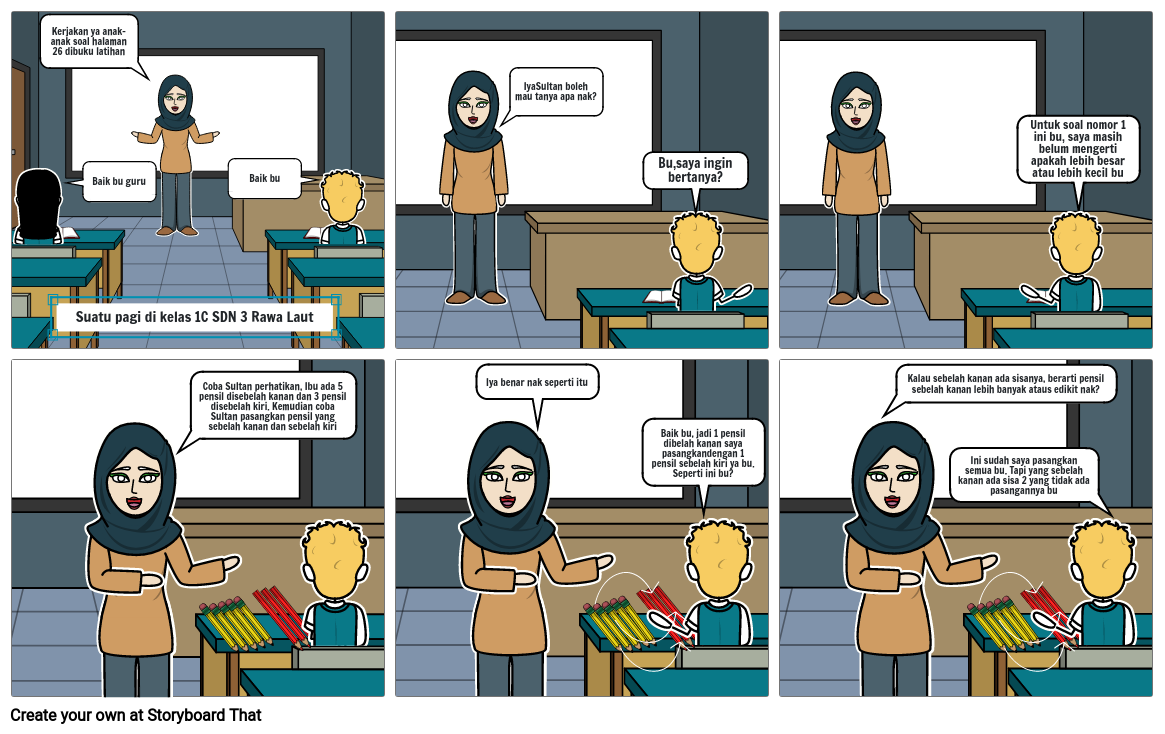 Membandingkan Banyak Benda Storyboard By B6fa8b16