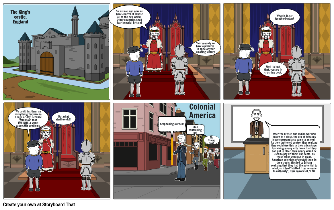 The British Are Coming! Storyboard By B70e367a