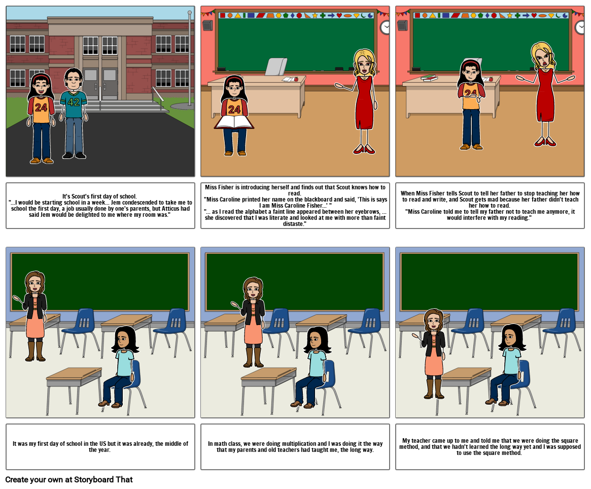 TKAM Conflict - Julia Seriguchi Chen Storyboard