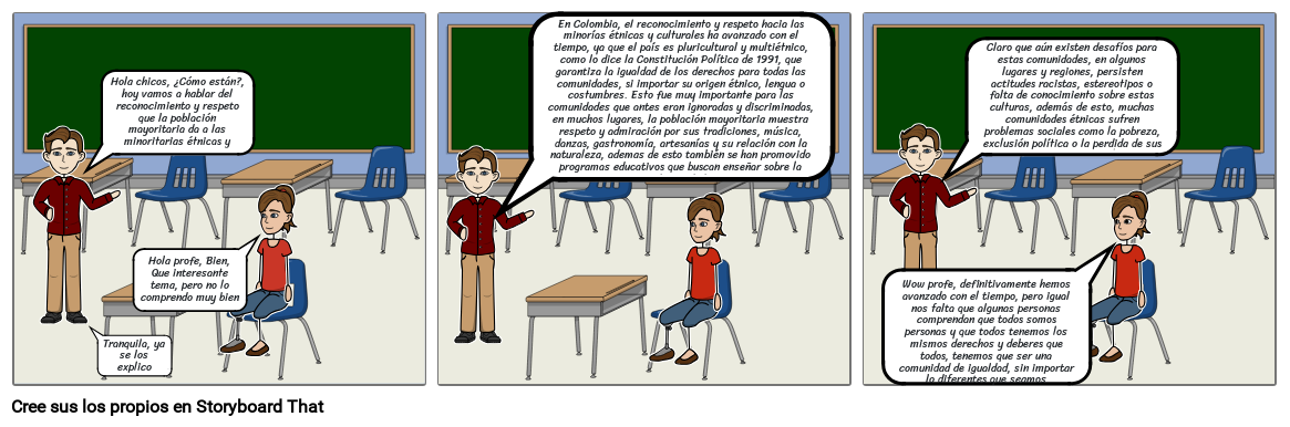 Reconocimiento y respeto que la población mayoritaria da a las minoritarias étn