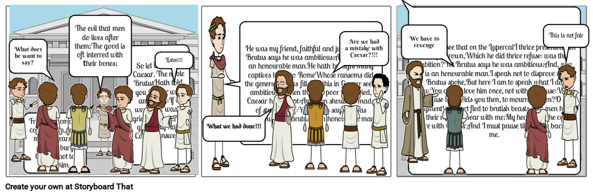 Mark Antony&#39;s Speech at Caesar&#39;s Funeral