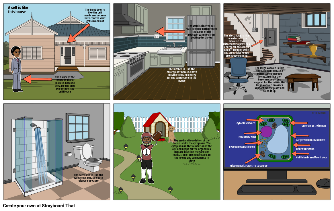 House Analogy Storyboard par b838a0d3