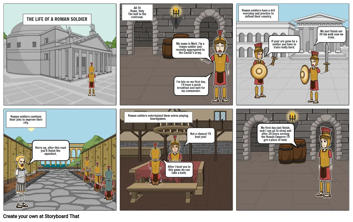 Roman Soldier Comic
