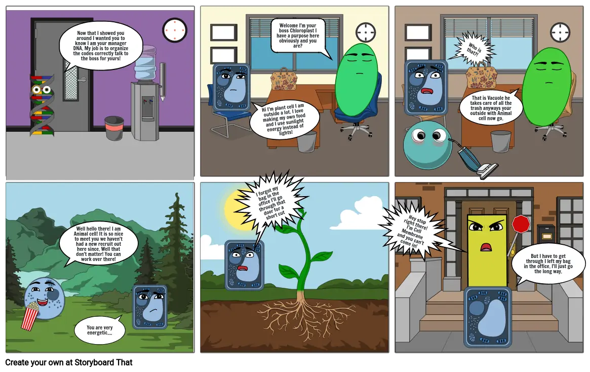 Biology comic strip