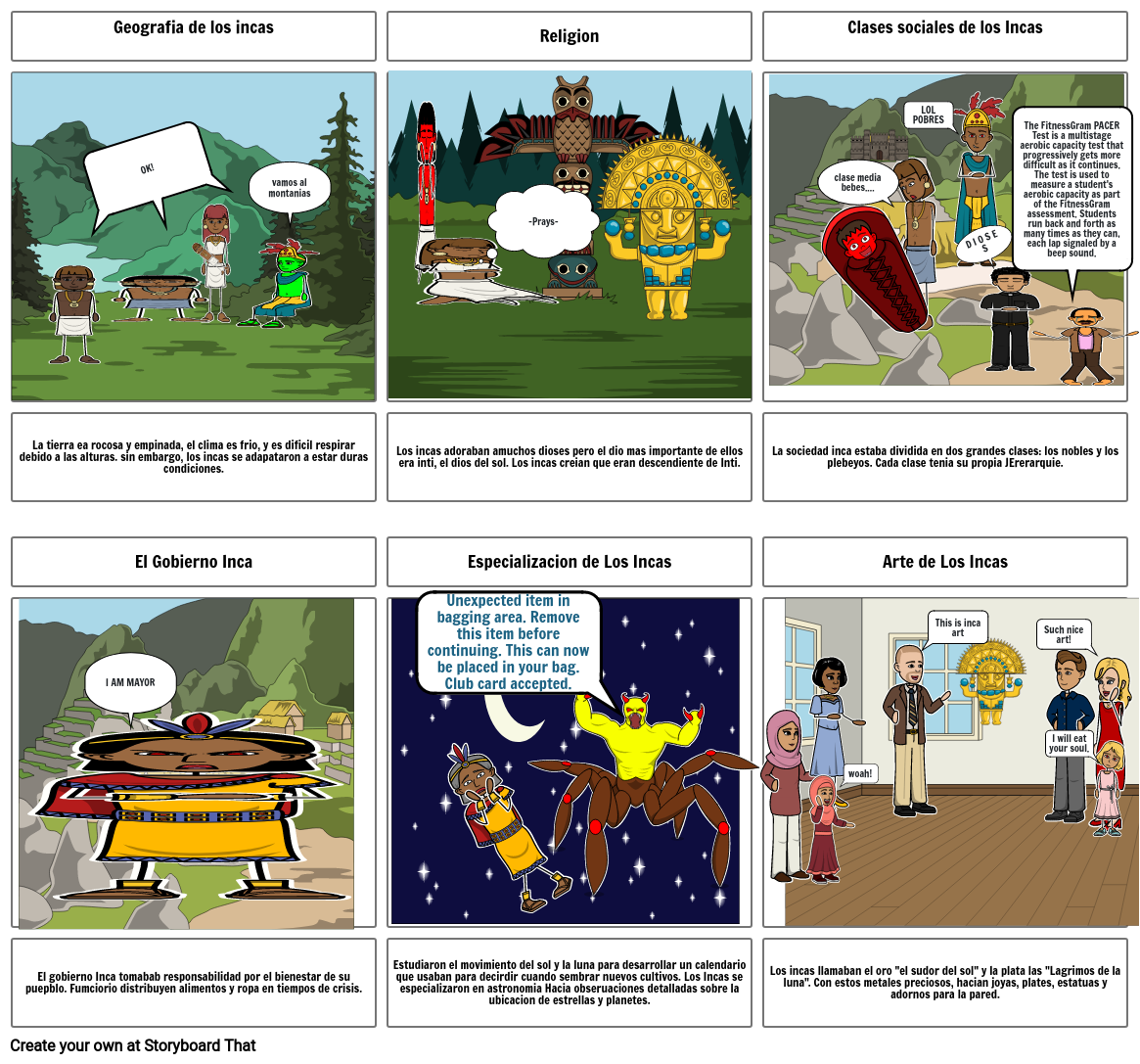 Inca project Storyboard by b88ad607