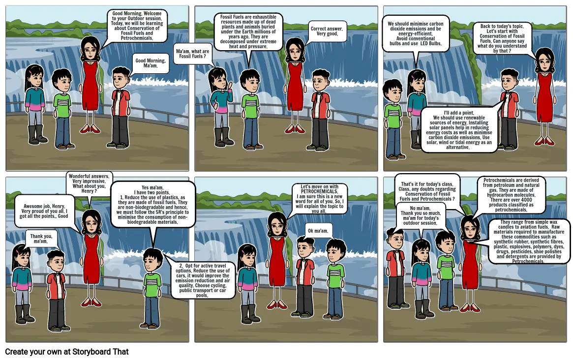 Coal and Petroleum : Comic Strip
