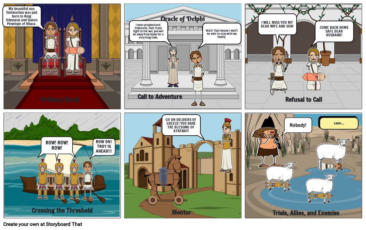 Odysseus Comic Strip