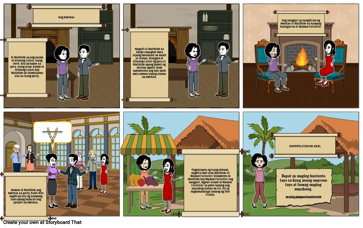 ANG KWINTAS Storyboard par b9a80c86