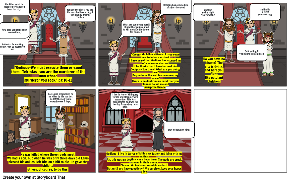 Oedipus part 1 Comic