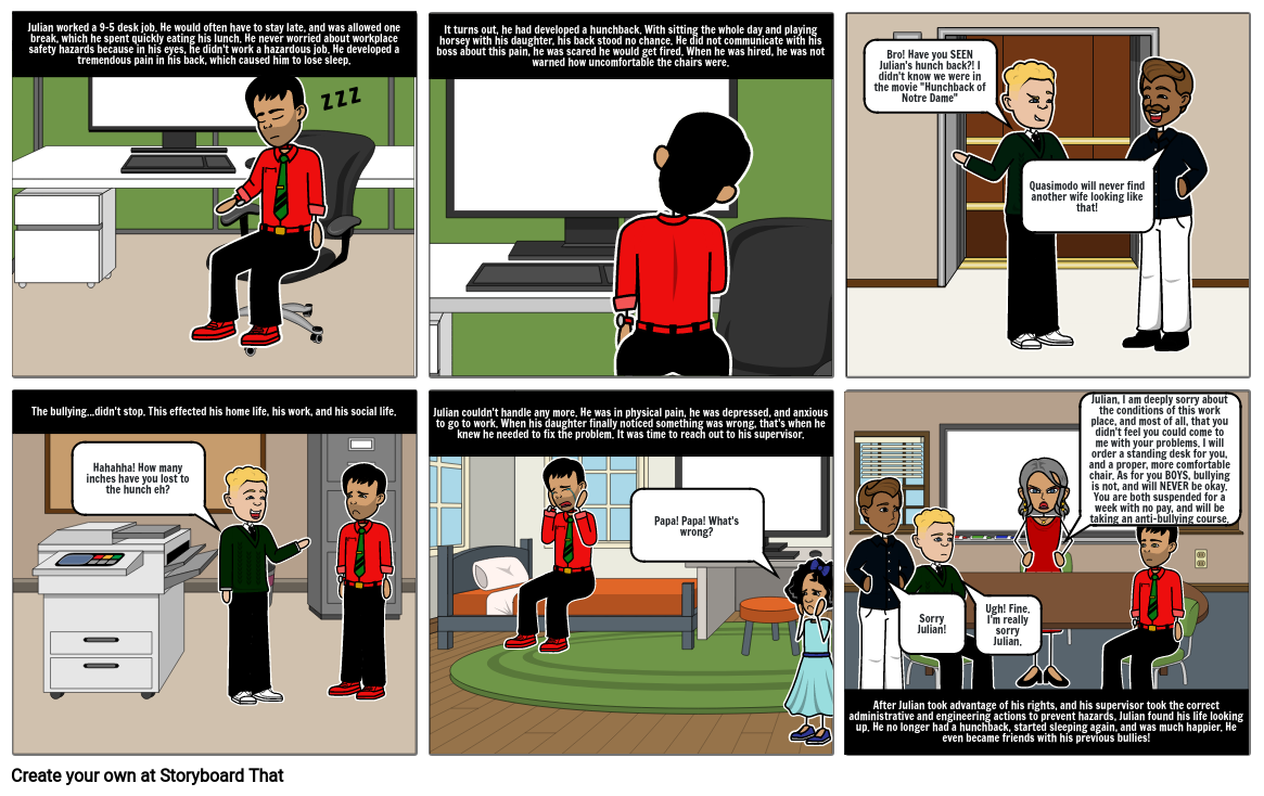 Workplace Safety Storyboard by ba56568e