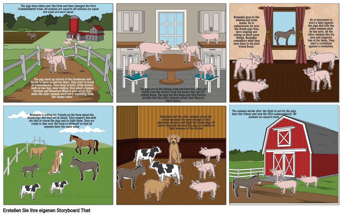 Storyboard Animal Farm Storyboard by babicluk