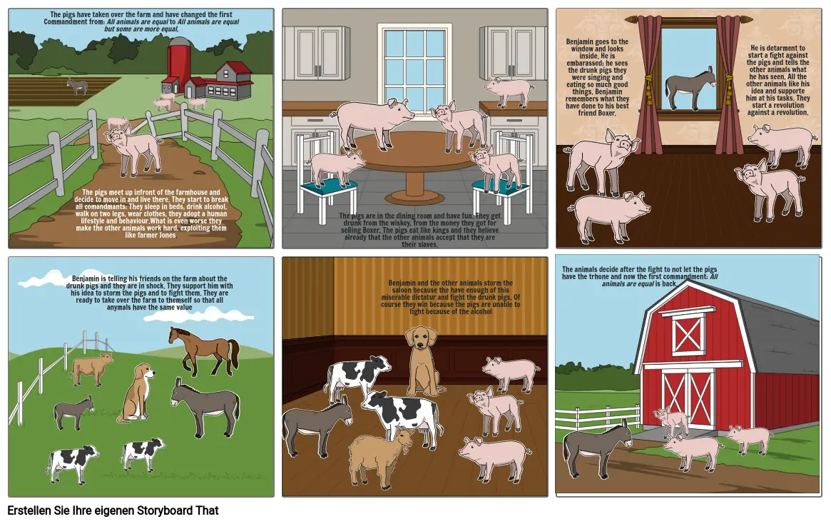 Storyboard Animal Farm