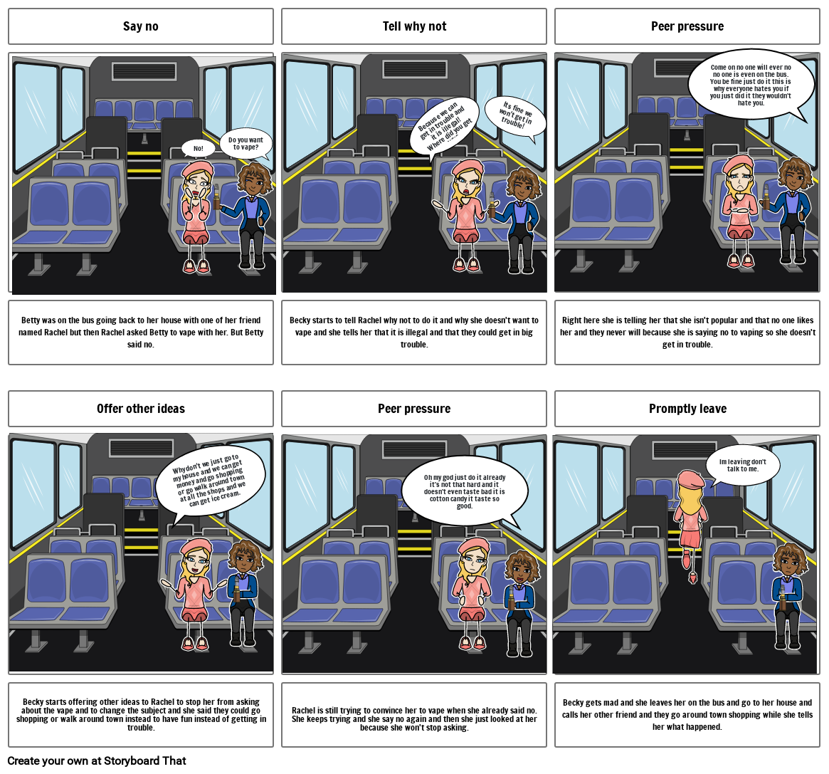 Emma Hudson Refusal Comic Storyboard by bb8078ff