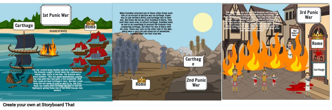 Punic wars Storyboard por bc33c9d0