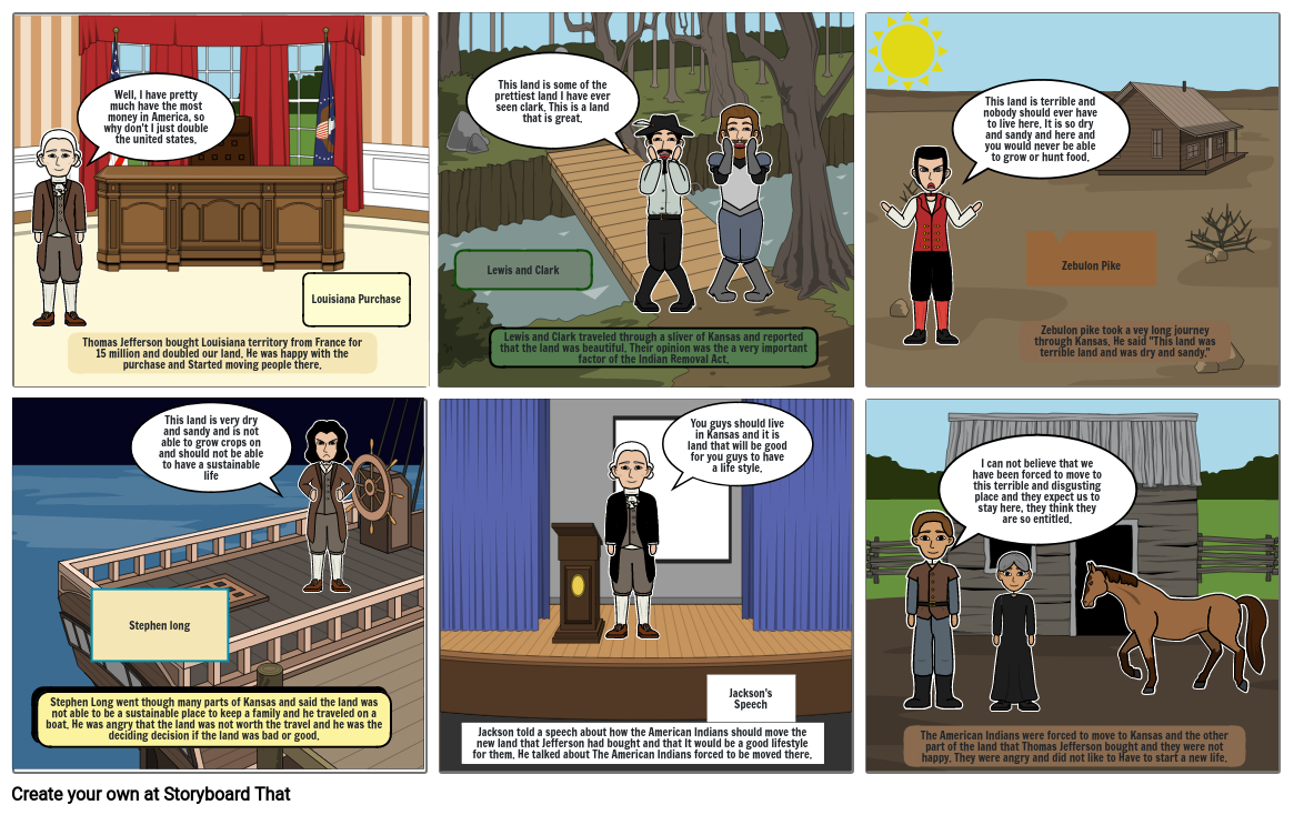 Indian removal act Storyboard por bc8f6f35