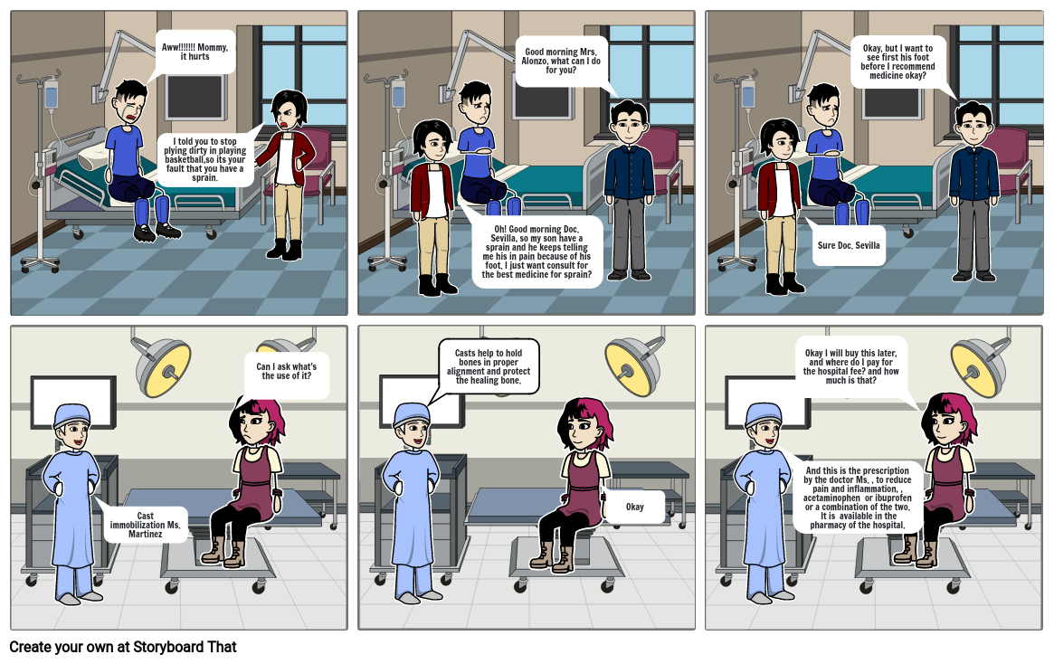 Sports Injury Storyboard By Bd2e0207