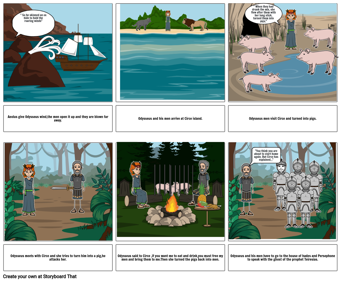 odyssey comic strip assignment