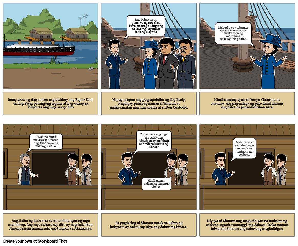El Filibusterismo Storyboard By Bd742e75