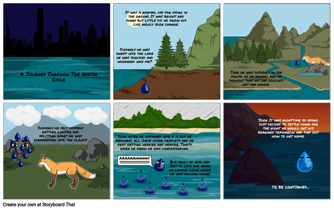 The Journey Through The Water-Cycle