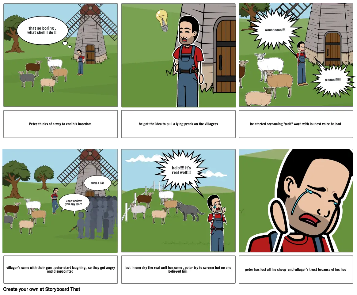 peter and sheeps