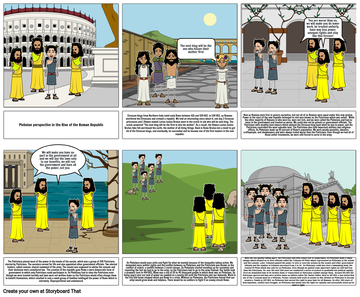 The Rise Of The Roman Republic Storyboard Por Be312936