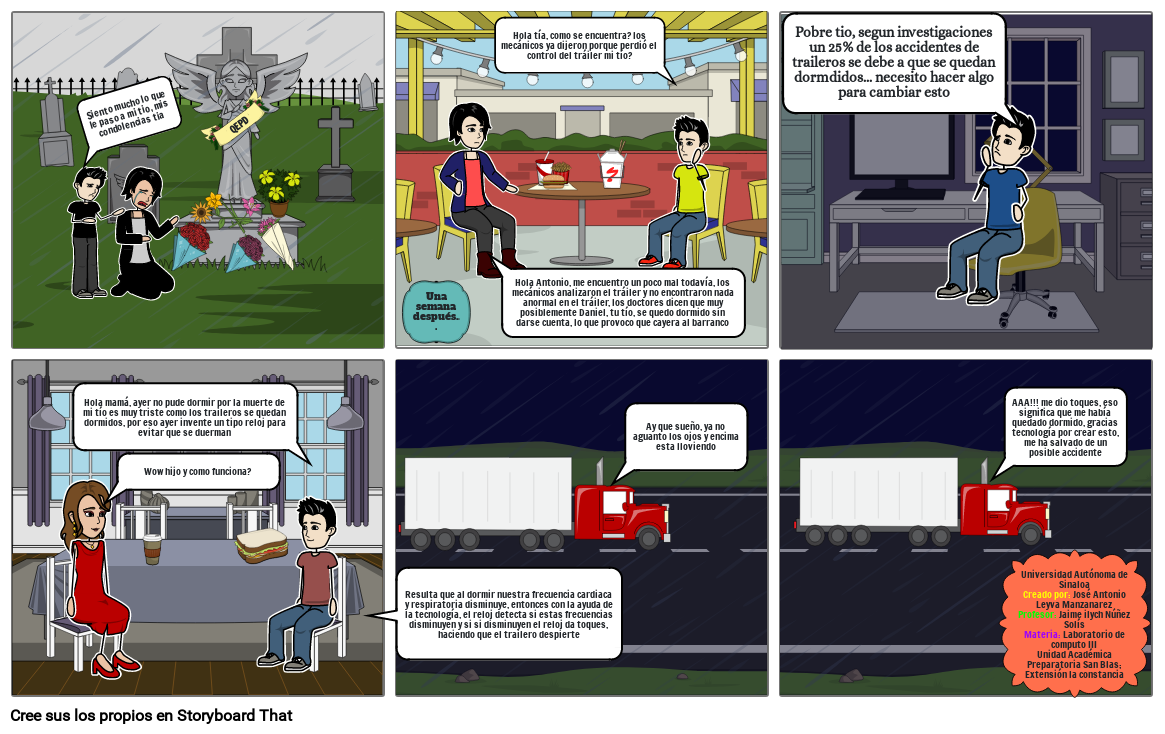 Storyboard producto integrador semana 2