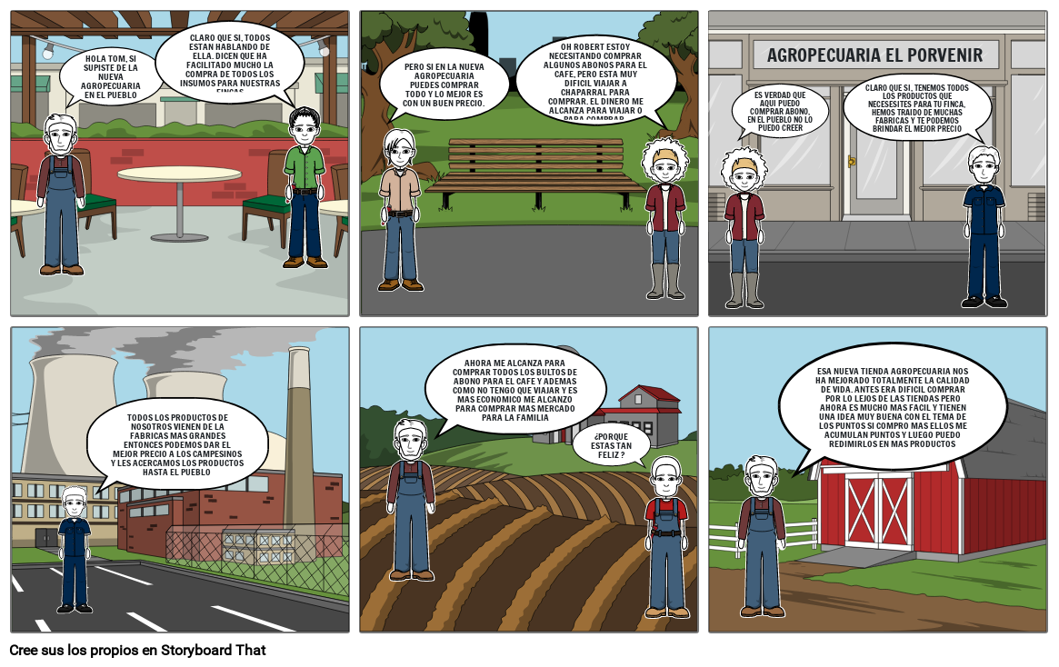 Emprendimiento Agropecuaria Victor Bedoya Storyboard