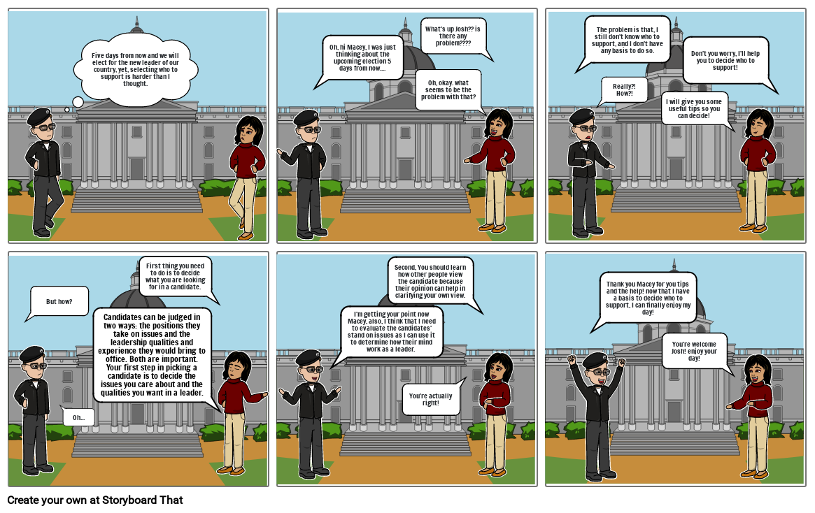 political issue Storyboard por bea80246