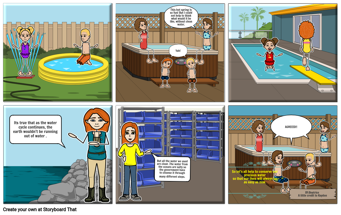 water conservation Storyboard by beatricekhin