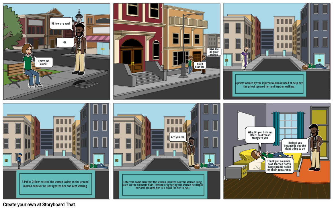 Modern Good Samaritan Storyboard by bef67aeb